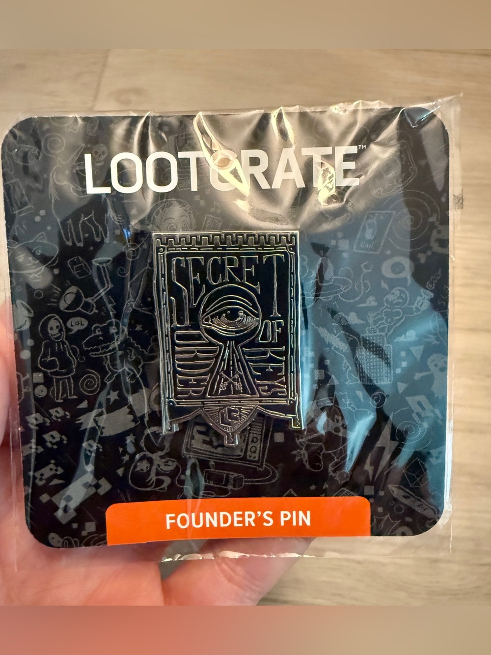 Loot Crate Secret Order Of Keys Member’s Pin 2017 Brand New Sealed Collectible